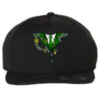 Green Irish Tux St. Patrick's Day Costume Wool Snapback Cap