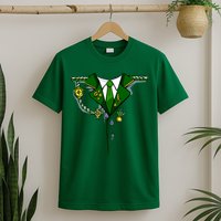 Green Irish Tux St. Patrick's Day Costume T-Shirt