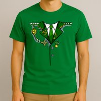 Green Irish Tux St. Patrick's Day Costume T-Shirt