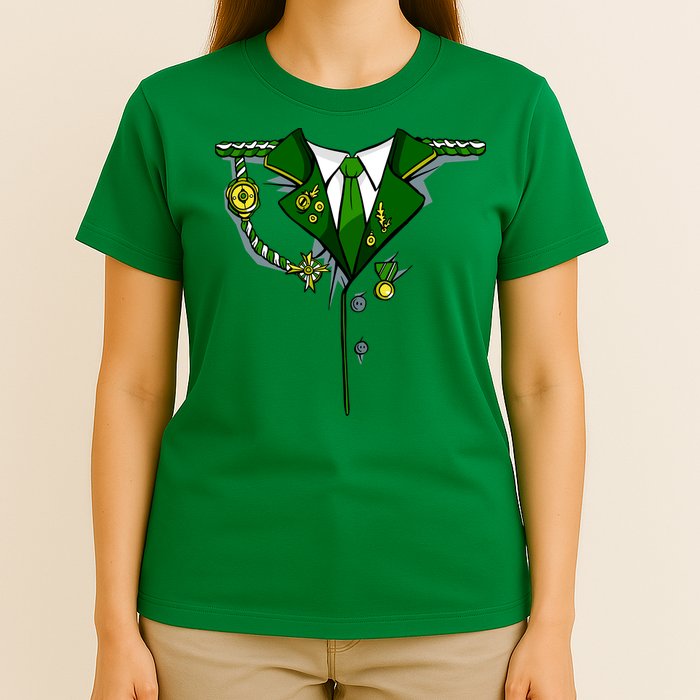 Green Irish Tux St. Patrick's Day Costume T-Shirt