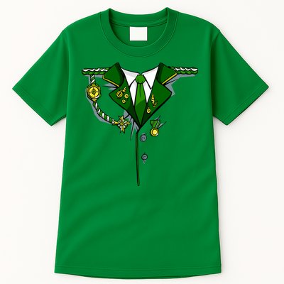 Green Irish Tux St. Patrick's Day Costume Tall T-Shirt