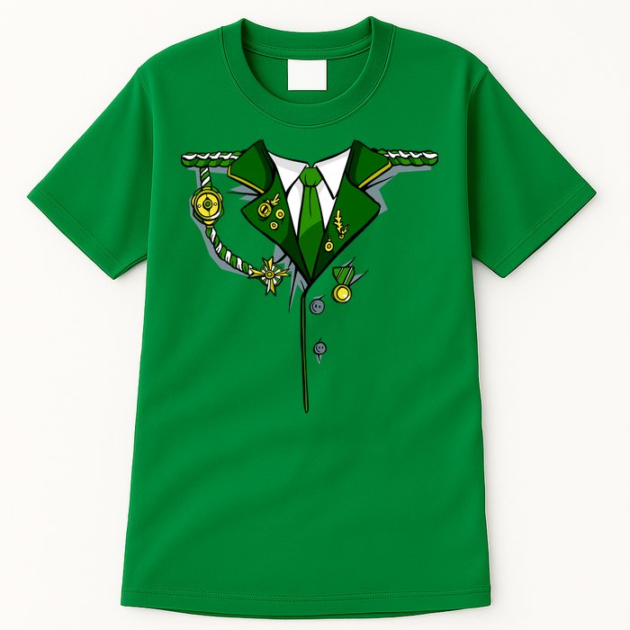 Green Irish Tux St. Patrick's Day Costume Tall T-Shirt