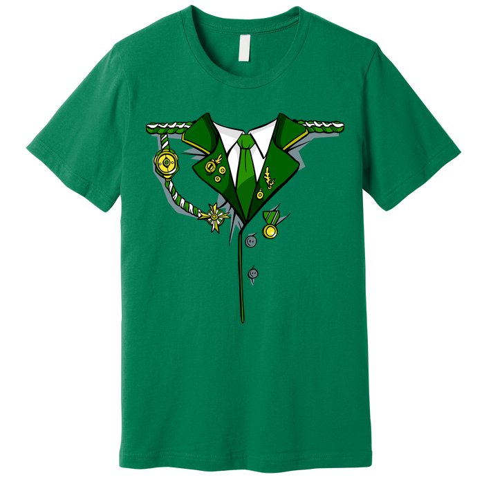 Green Irish Tux St. Patrick's Day Costume Premium T-Shirt