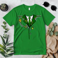 Green Irish Tux St. Patrick's Day Costume Premium T-Shirt