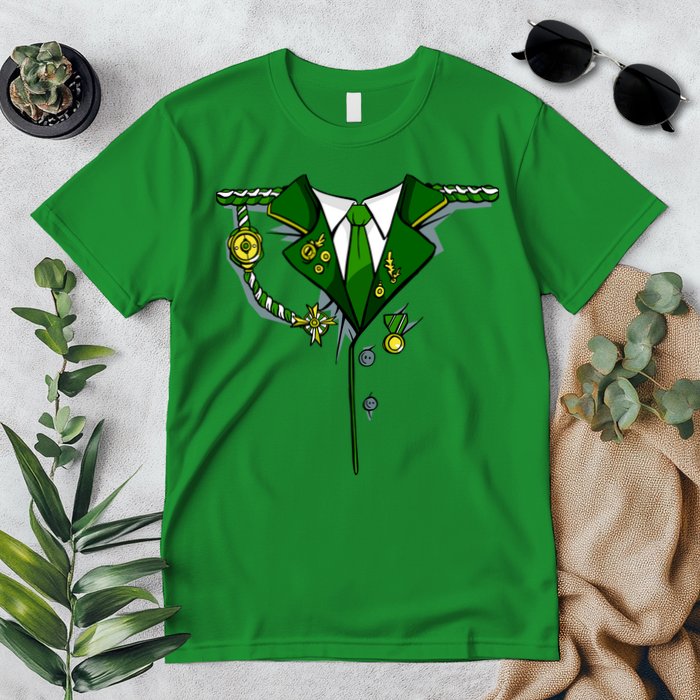 Green Irish Tux St. Patrick's Day Costume Premium T-Shirt