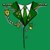 Green Irish Tux St. Patrick's Day Costume Premium T-Shirt