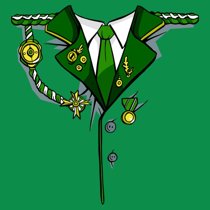 Green Irish Tux St. Patrick's Day Costume Premium T-Shirt
