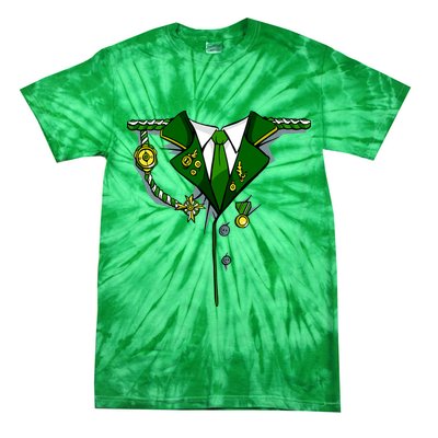 Green Irish Tux St. Patrick's Day Costume Tie-Dye T-Shirt
