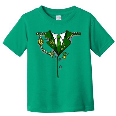 Green Irish Tux St. Patrick's Day Costume Toddler T-Shirt