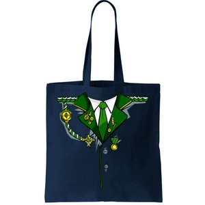 Green Irish Tux St. Patrick's Day Costume Tote Bag