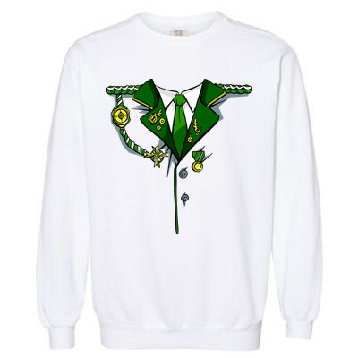 Green Irish Tux St. Patrick's Day Costume Garment-Dyed Sweatshirt