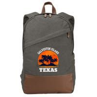 Galveston Island Texas Cotton Canvas Backpack