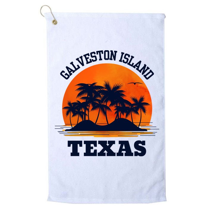 Galveston Island Texas Golf Towel