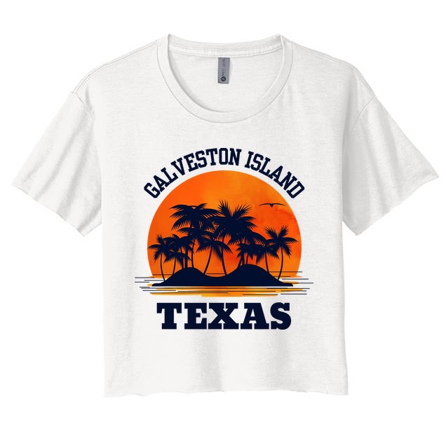 Galveston Island Texas Crop Top