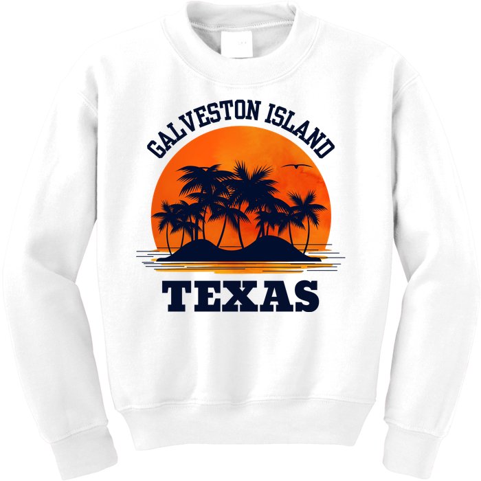 Galveston Island Texas Kids Sweatshirt