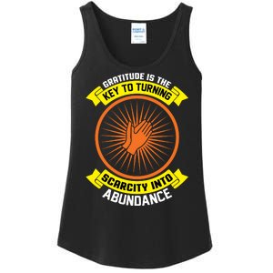 Gratitude Is The Key To Tuning Scarcity Into Abundance Ladies Essential Tank