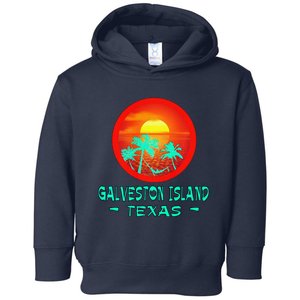 Galveston Island Texas Tropical Beach Souvenir Toddler Hoodie