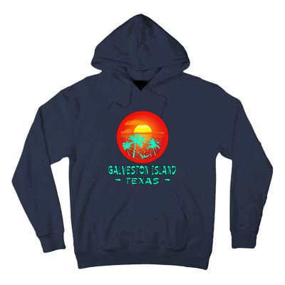 Galveston Island Texas Tropical Beach Souvenir Tall Hoodie