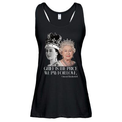 Grief Is The Price We Pay For Love Queen Elizabeth Ladies Essential Flowy Tank