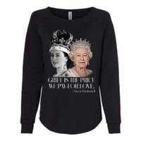 Grief Is The Price We Pay For Love Queen Elizabeth Womens California Wash Sweatshirt