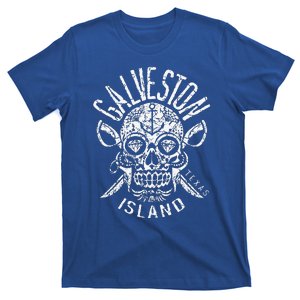 Galveston Island Texas Souvenir Halloween Sugar Skull TX T-Shirt