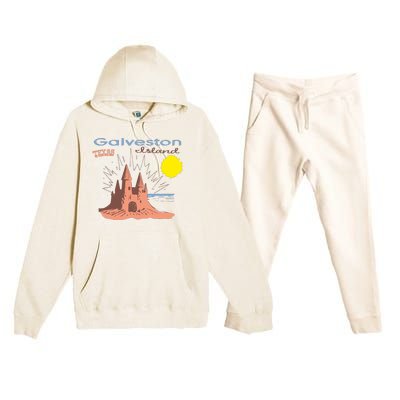 Galveston Island Texas Premium Hooded Sweatsuit Set