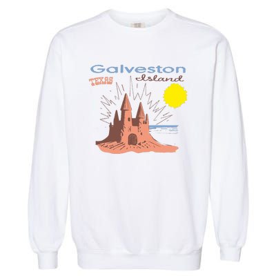 Galveston Island Texas Garment-Dyed Sweatshirt