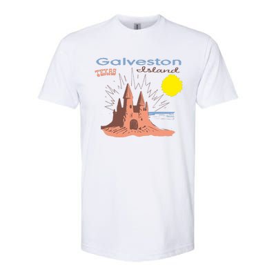 Galveston Island Texas Softstyle CVC T-Shirt