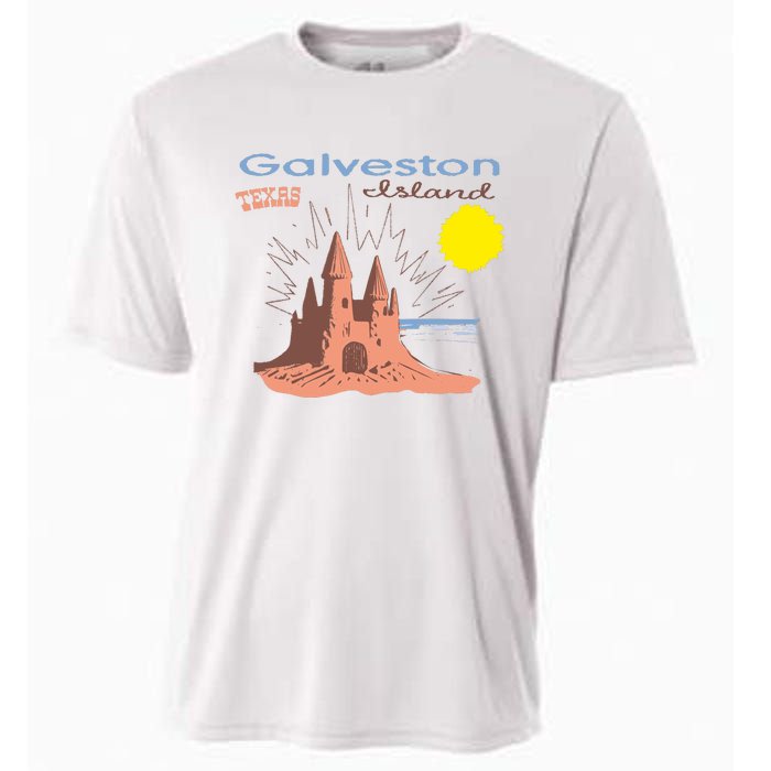 Galveston Island Texas Cooling Performance Crew T-Shirt