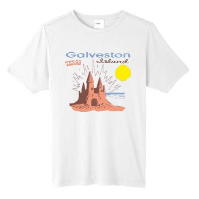 Galveston Island Texas Tall Fusion ChromaSoft Performance T-Shirt