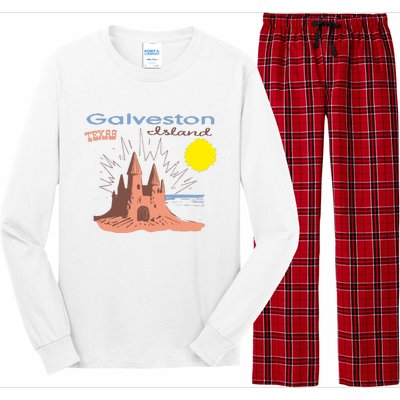 Galveston Island Texas Long Sleeve Pajama Set