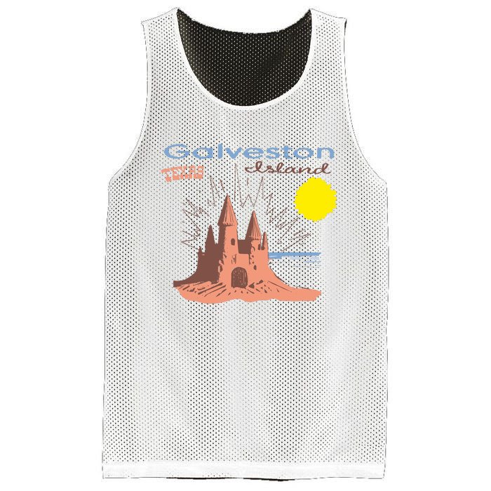 Galveston Island Texas Mesh Reversible Basketball Jersey Tank