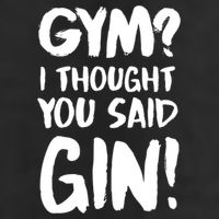 Gym I Thought You Said Gin Gift Golf Towel