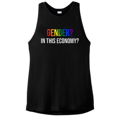 Gender In This Economy Ladies PosiCharge Tri-Blend Wicking Tank