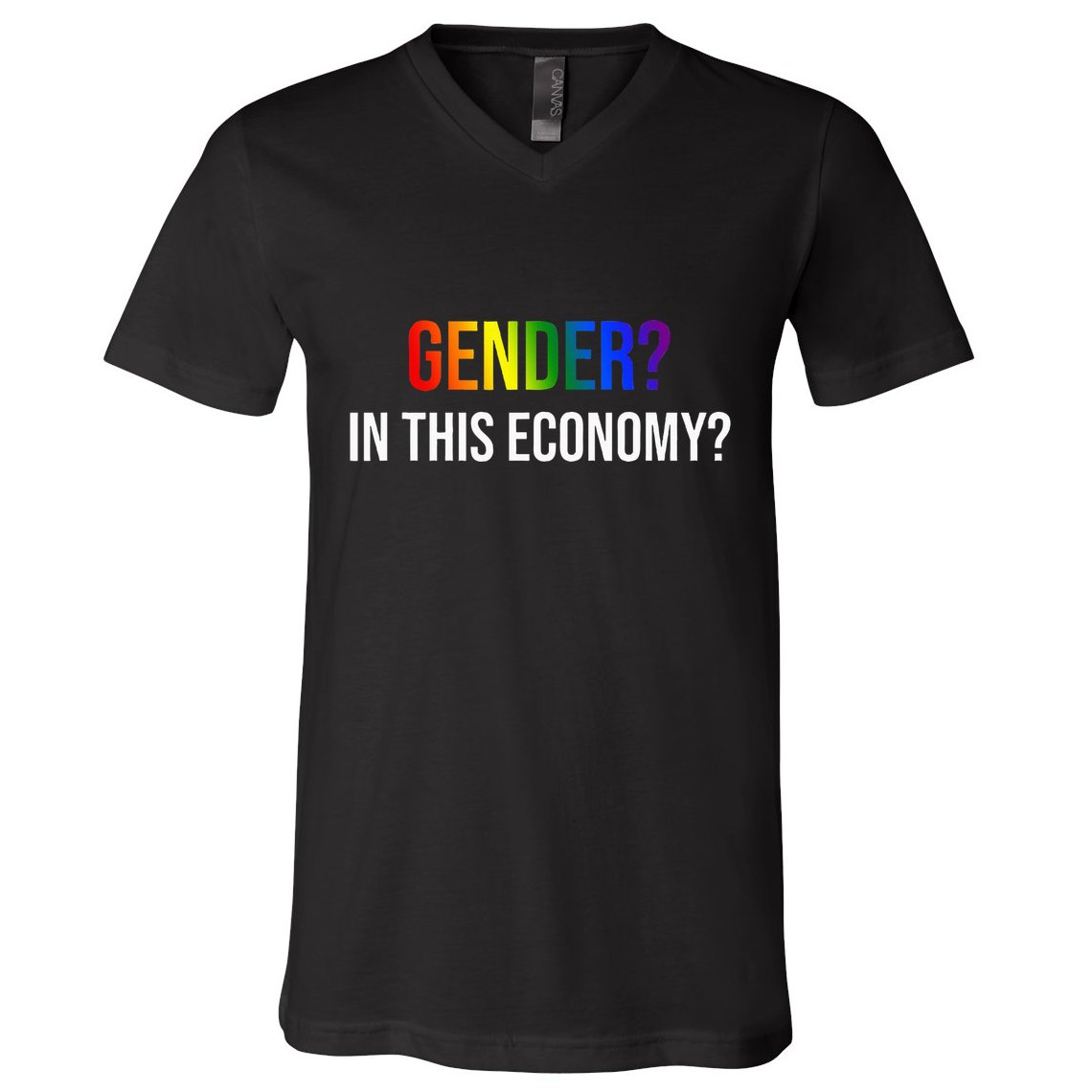 Gender In This Economy V-Neck T-Shirt