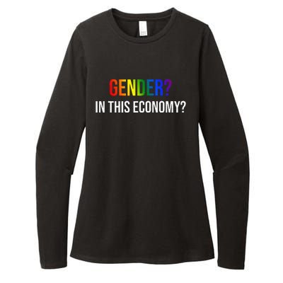 Gender In This Economy Womens CVC Long Sleeve Shirt