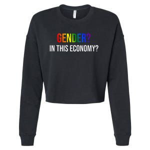 Gender In This Economy Cropped Pullover Crew