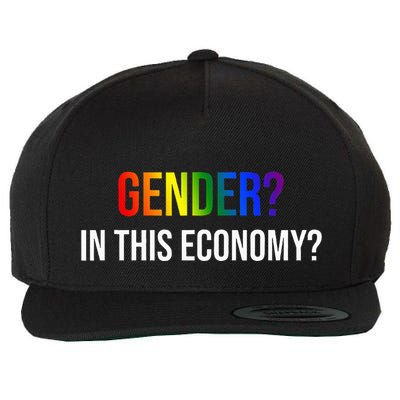 Gender In This Economy Wool Snapback Cap