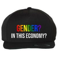 Gender In This Economy Wool Snapback Cap