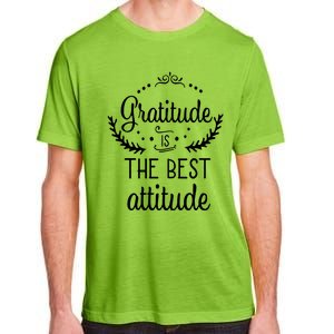 Gratitude Is The Best Attitude Adult ChromaSoft Performance T-Shirt