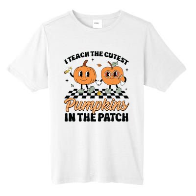 Groovy I Teach The Cutest Pumpkins In The Patch For Teacher Tall Fusion ChromaSoft Performance T-Shirt