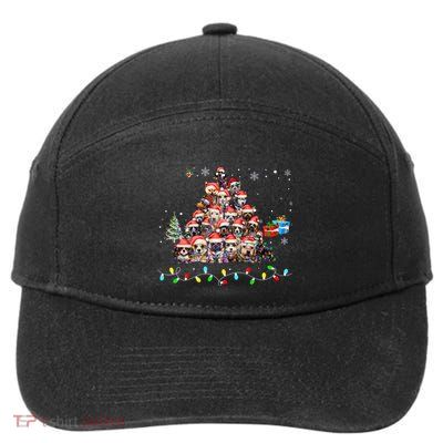 Get Into The Holiday Spirit With Joyful Loyal Dog Breeds Gift 7-Panel Snapback Hat