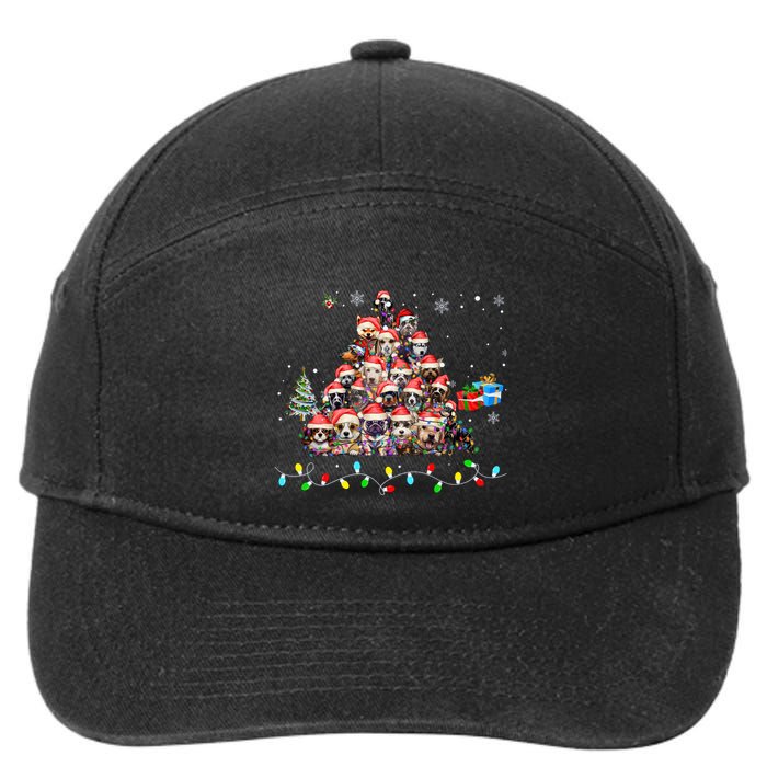 Get Into The Holiday Spirit With Joyful Loyal Dog Breeds Gift 7-Panel Snapback Hat