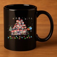 Get Into The Holiday Spirit With Joyful Loyal Dog Breeds Gift 11oz C Handle Ceramic Mug