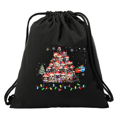 Get Into The Holiday Spirit With Joyful Loyal Dog Breeds Gift Drawstring Bag