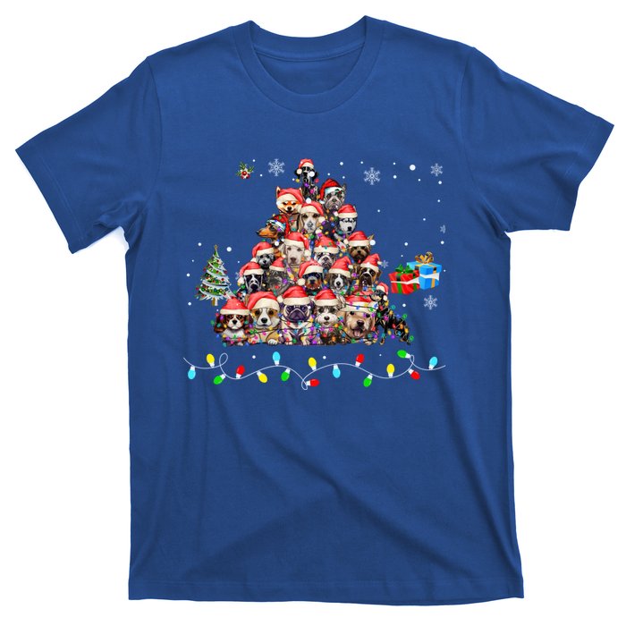 Get Into The Holiday Spirit With Joyful Loyal Dog Breeds Gift T-Shirt