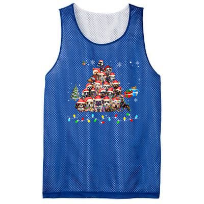 Get Into The Holiday Spirit With Joyful Loyal Dog Breeds Gift Mesh Reversible Basketball Jersey Tank