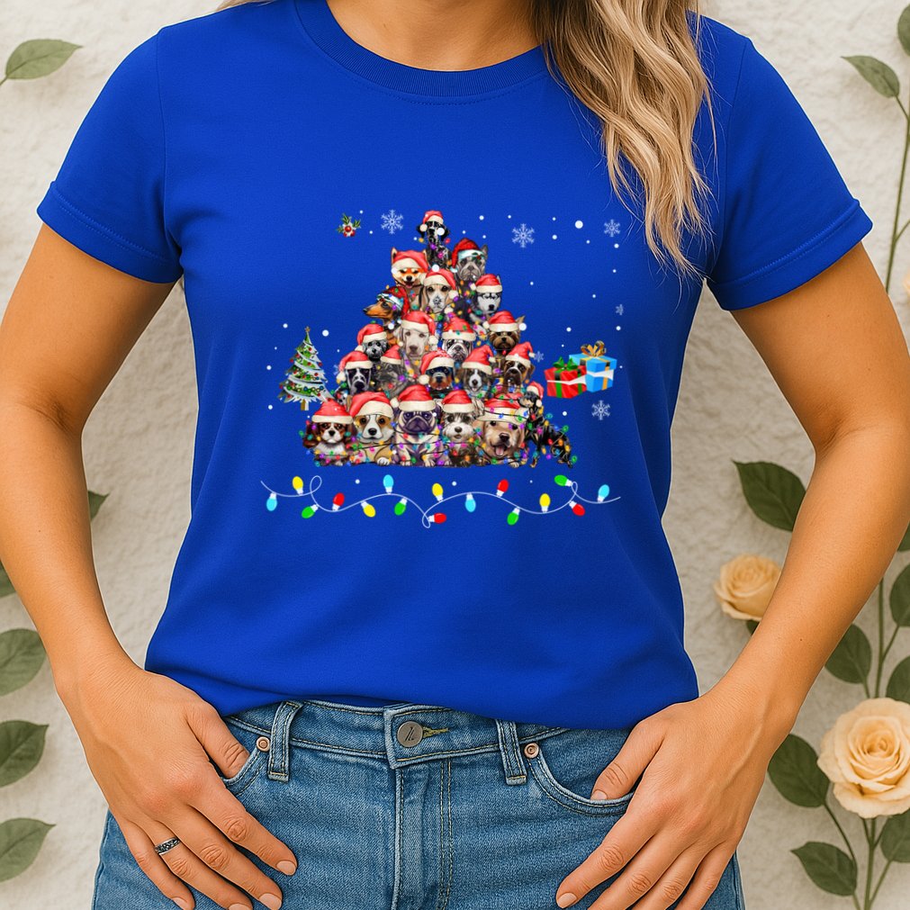 Get Into The Holiday Spirit With Joyful Loyal Dog Breeds Gift Womens T-Shirt
