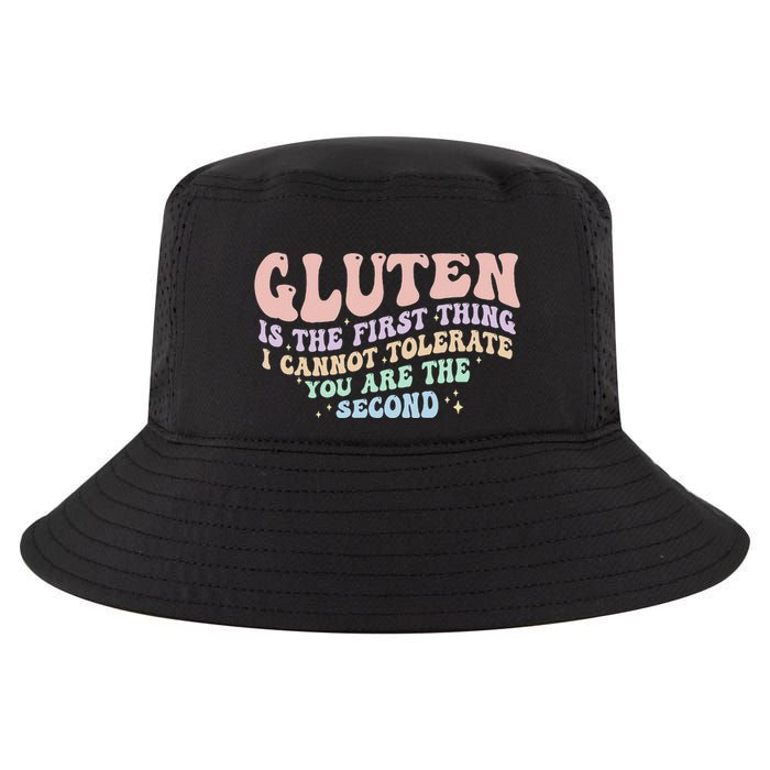 Gluten Is The First Thing I Cannot Tolerate Cool Comfort Performance Bucket Hat