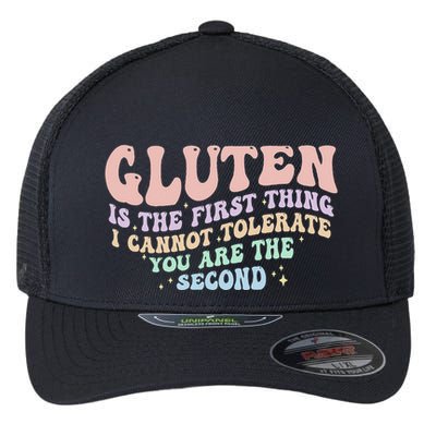 Gluten Is The First Thing I Cannot Tolerate Flexfit Unipanel Trucker Cap